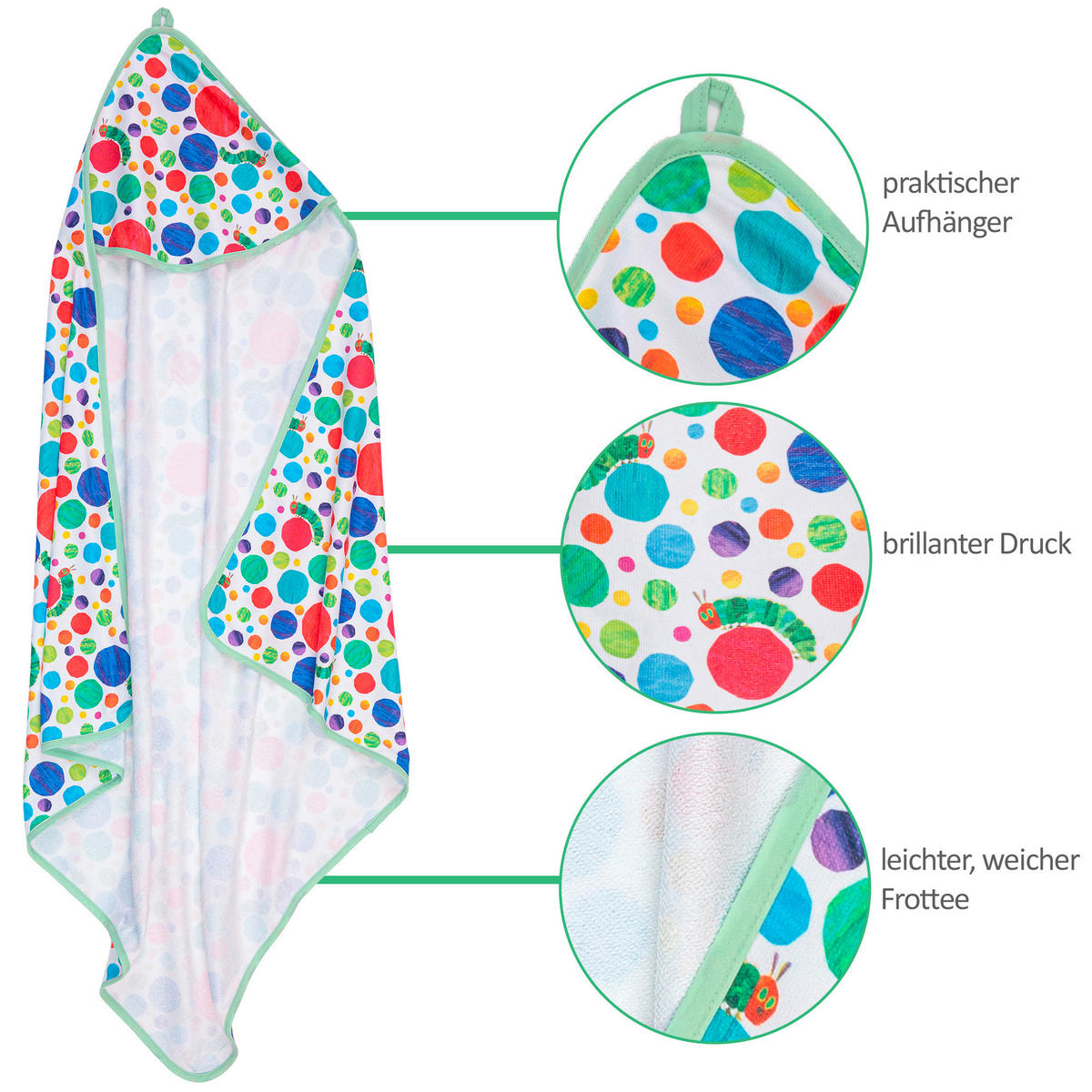 KAPUZENBADETUCH 100/100 cm    - Multicolor, Basics, Textil (100/100cm)