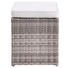 LOUNGEHOCKER Kunststoffgeflecht Aluminium - Hellgrau/Grau, Design, Kunststoff/Textil (40/43/40cm) - Ambia Garden LOUNGEHOCKER Kunststoffgeflecht Aluminium - Hellgrau/Grau, Design, Kunststoff/Textil (40/43/40cm) - Ambia Garden