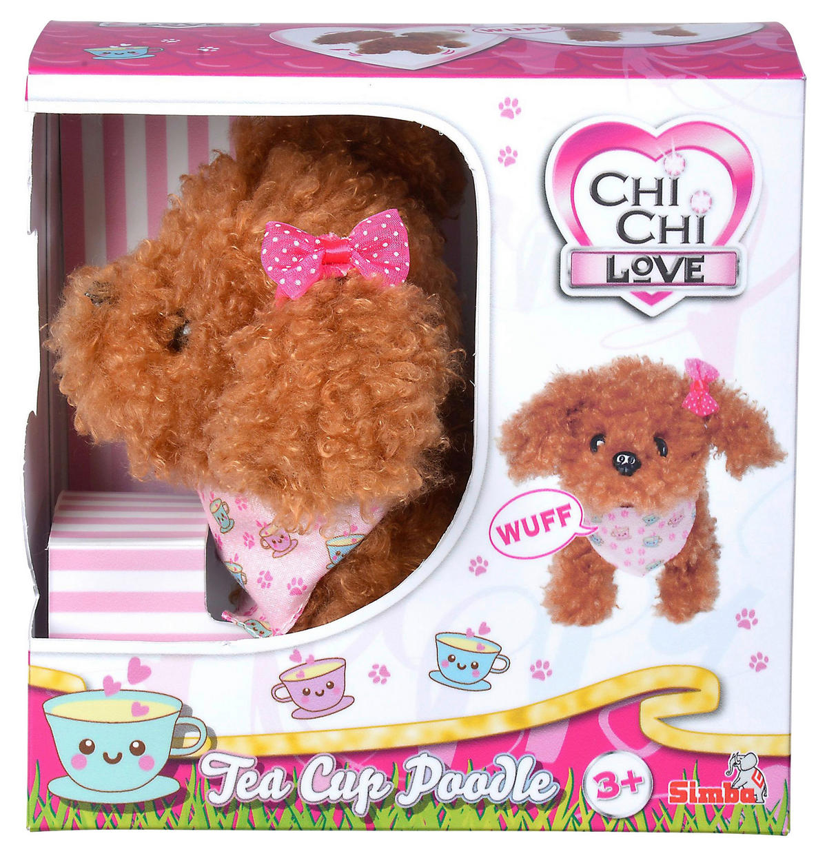 SPIELTIER CHI CHI LOVE  - Multicolor/Braun, Basics, Kunststoff/Textil (11/19,2/19,1cm) - Simba
