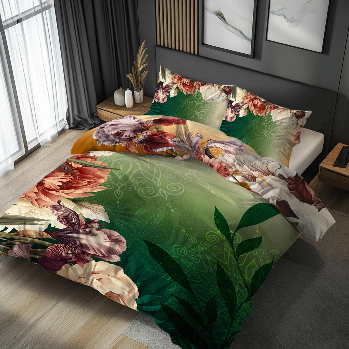 BETTWÄSCHE TANJA Satin 140/200 cm  - Multicolor, KONVENTIONELL, Textil (140/200cm) - Esposa
