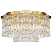 DECKENLEUCHTE     - Goldfarben, Basics, Glas/Metall (45/25/45cm) - MAYTONI