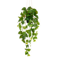KUNSTPFLANZE Philodendron 75 cm  - Schwarz/Grün, Basics, Kunststoff (75cm) - P & B