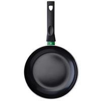 BRATPFANNE BIELEFIELD Keramikbeschichtung 24 cm  - Schwarz/Grün, Basics, Metall (24cm) - Chefkoch+Fackelmann