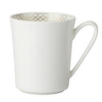 ŠALICA ZA KAVU   400 ml   Jade Glam   - bijela/zlatne boje, Basics, keramika (8,5/10cm) - Rosenthal