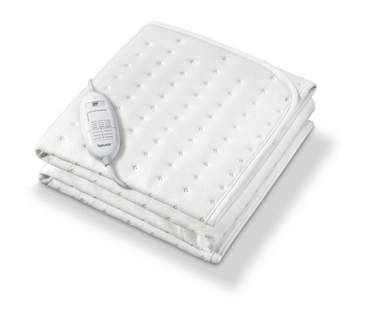 WÄRMEUNTERBETT - Weiss, Basics, Textil (37,8/33,7/9,5cm) - Beurer