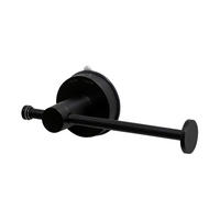 TOILETTENPAPIERHALTER  in Metall, Kunststoff  - Schwarz, Basics, Kunststoff/Metall (17,8/6,5/7,4cm) - Sadena