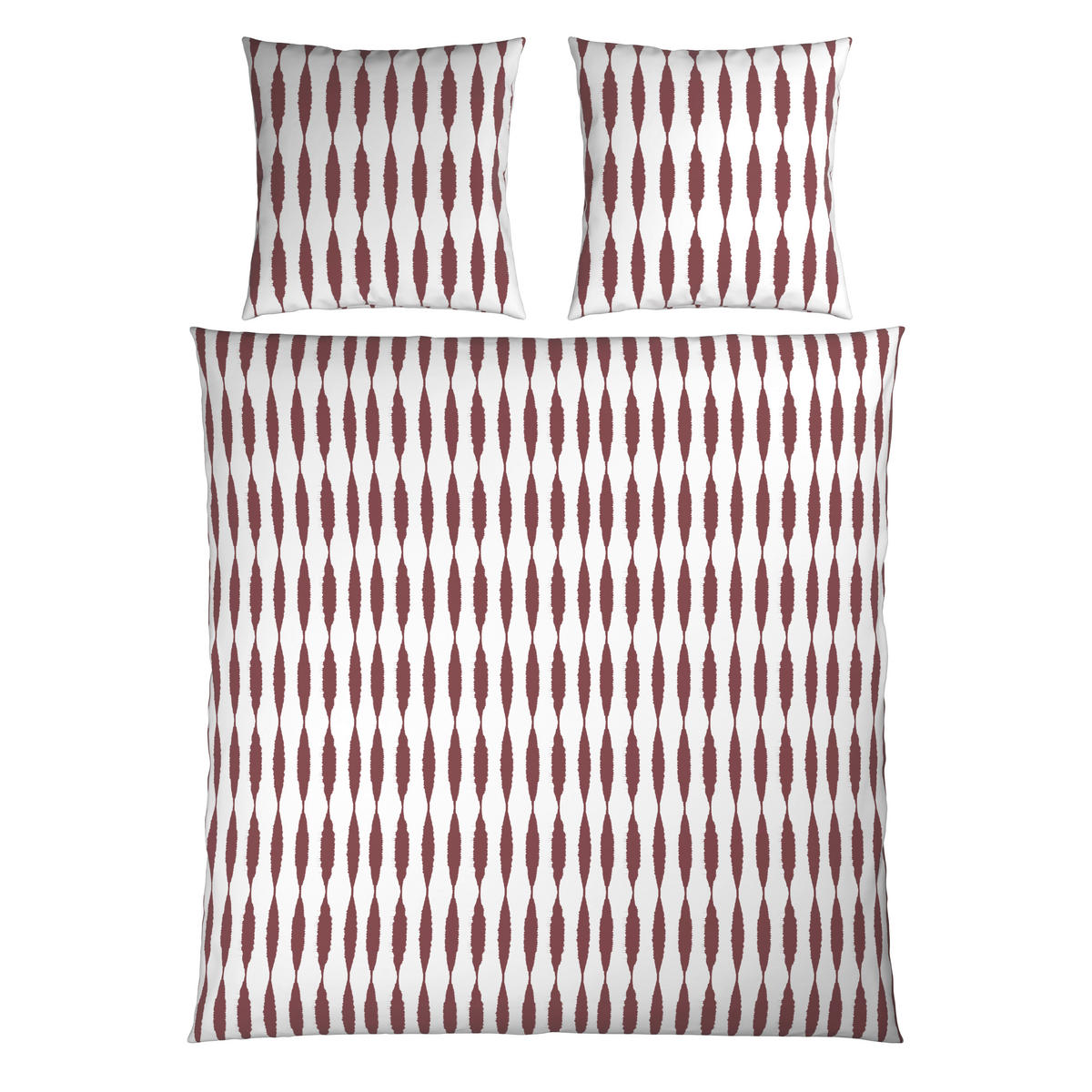 BETTWÄSCHE Voile 200/200 cm  - Braun/Rosa, Textil (200/200cm) - Novel