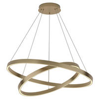 PENDELLEUCHTE 80/100/80 cm   - Messingfarben, Basics, Metall (80/100/80cm) - MAYTONI