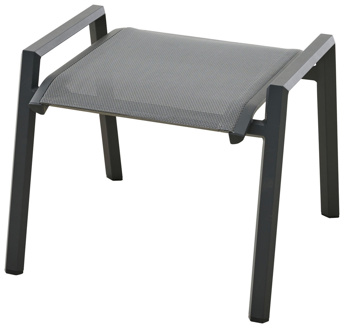 GARTENHOCKER  - Anthrazit, Basics, Kunststoff/Metall (59/47/56,5cm) - Siena Garden