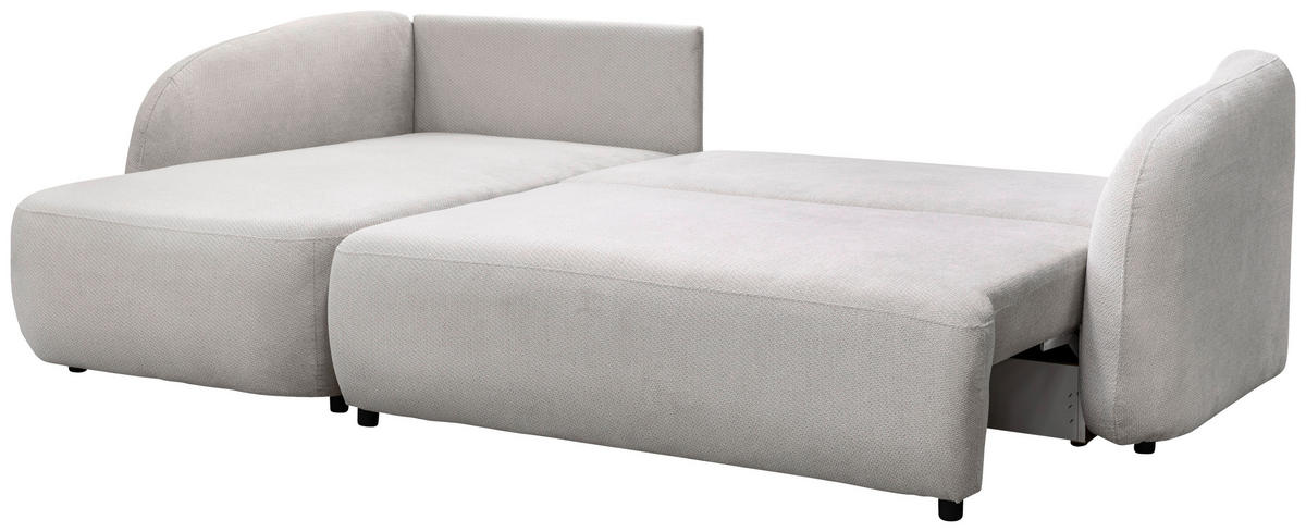 ECKSOFA PORTO Beige  - Beige/Schwarz, Design, Textil (154/270cm) - MID.YOU