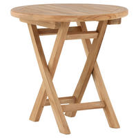 GARTENBEISTELLTISCH 50/50/50 cm  - Teakfarben, KONVENTIONELL, Holz (50/50/50cm) - Gardenson