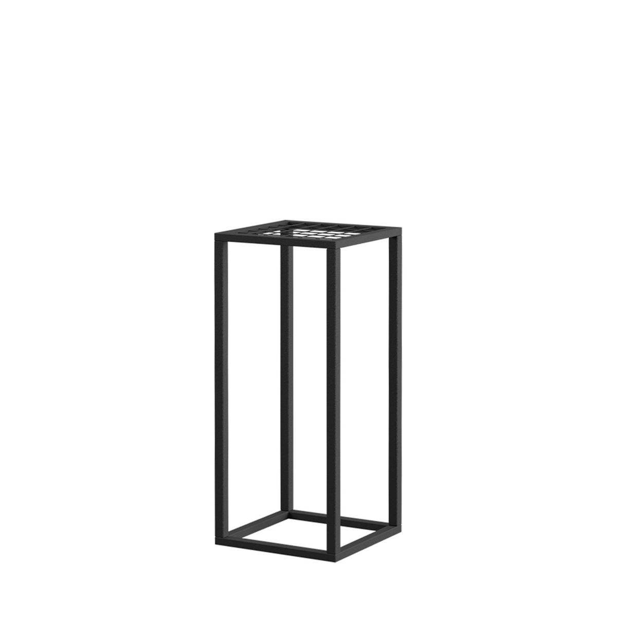 BLUMENSTÄNDER in Metall  - Schwarz, Basics, Metall (19/45/19cm)