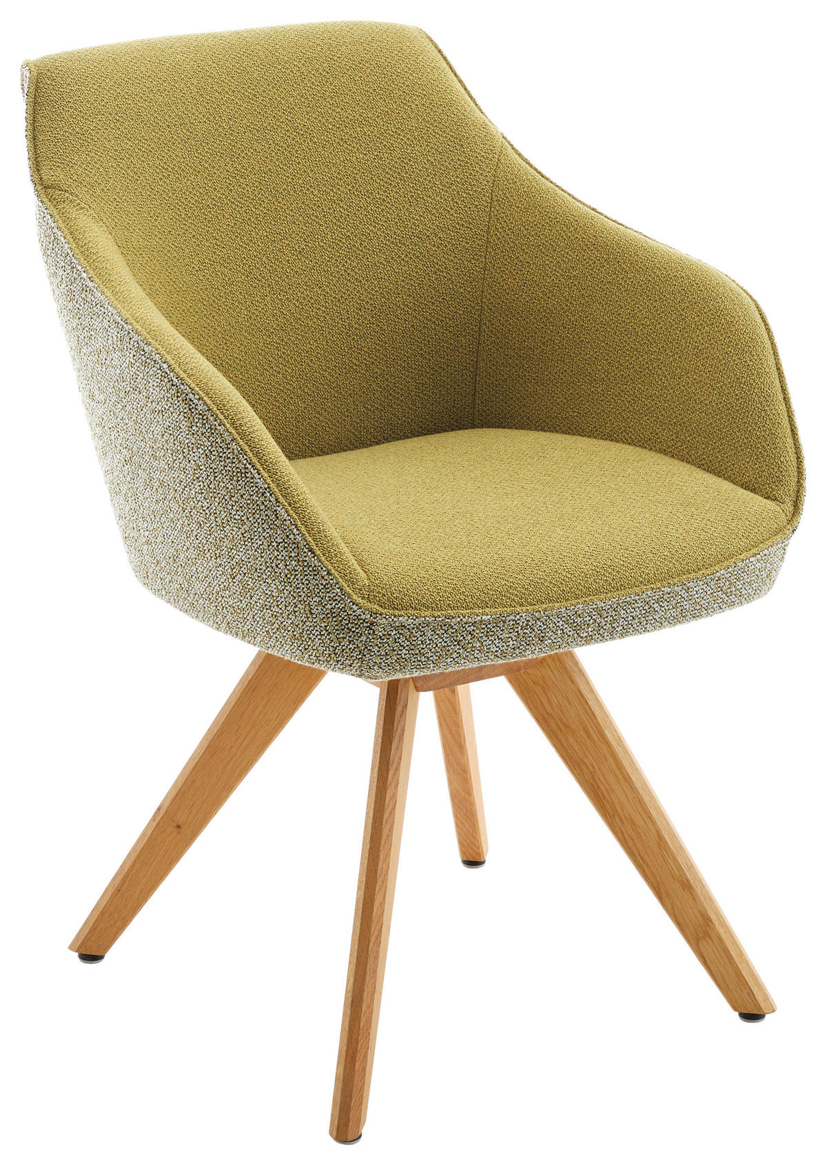 ARMLEHNSTUHL  in Flachgewebe  - Wildeiche/Eichefarben, Design, Holz/Textil (60/84/68cm) - Koinor