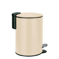 KOSMETIKEIMER Metall   - Beige, Basics, Kunststoff/Metall (17/23,6cm) - Kleine Wolke