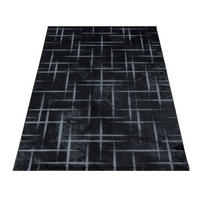 WEBTEPPICH 240/340 cm Costa 3521 Black Schwarz  - Schwarz, Design, Textil (240/340cm)