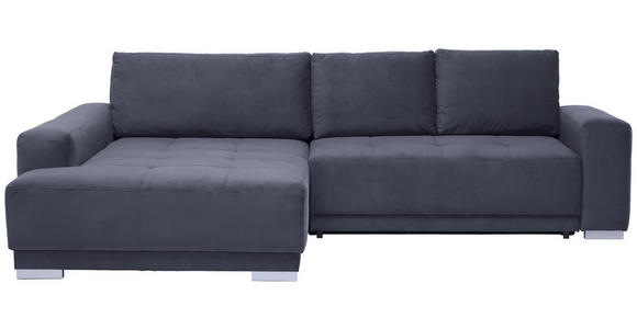 WOHNLANDSCHAFT in Textil Grau - Silberfarben/Grau, Design, Holz/Textil (195/293cm) - Cantus