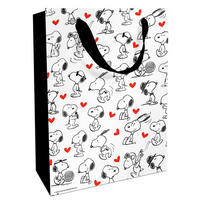 GESCHENKTASCHE   Weiß  - Weiß, Basics, Karton (26/36/13cm)