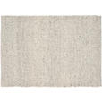 HANDWEBTEPPICH 90/160 cm Havre Grau, Hellgrau, Beige  - Beige/Hellgrau, Basics, Textil (90/160cm) - Linea Natura