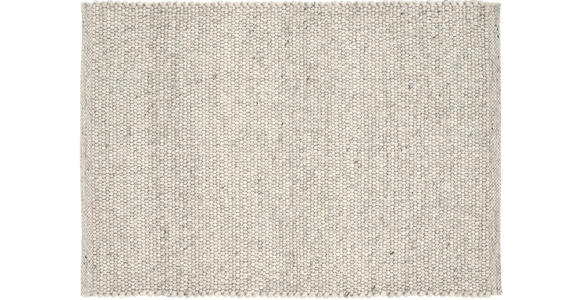 HANDWEBTEPPICH 90/160 cm Havre Grau, Hellgrau, Beige  - Beige/Hellgrau, Basics, Textil (90/160cm) - Linea Natura