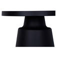 BEISTELLTISCH 49/49/45,5 cm Schwarz rund  - Schwarz, Design, Metall (49/49/45,5cm) - Xora