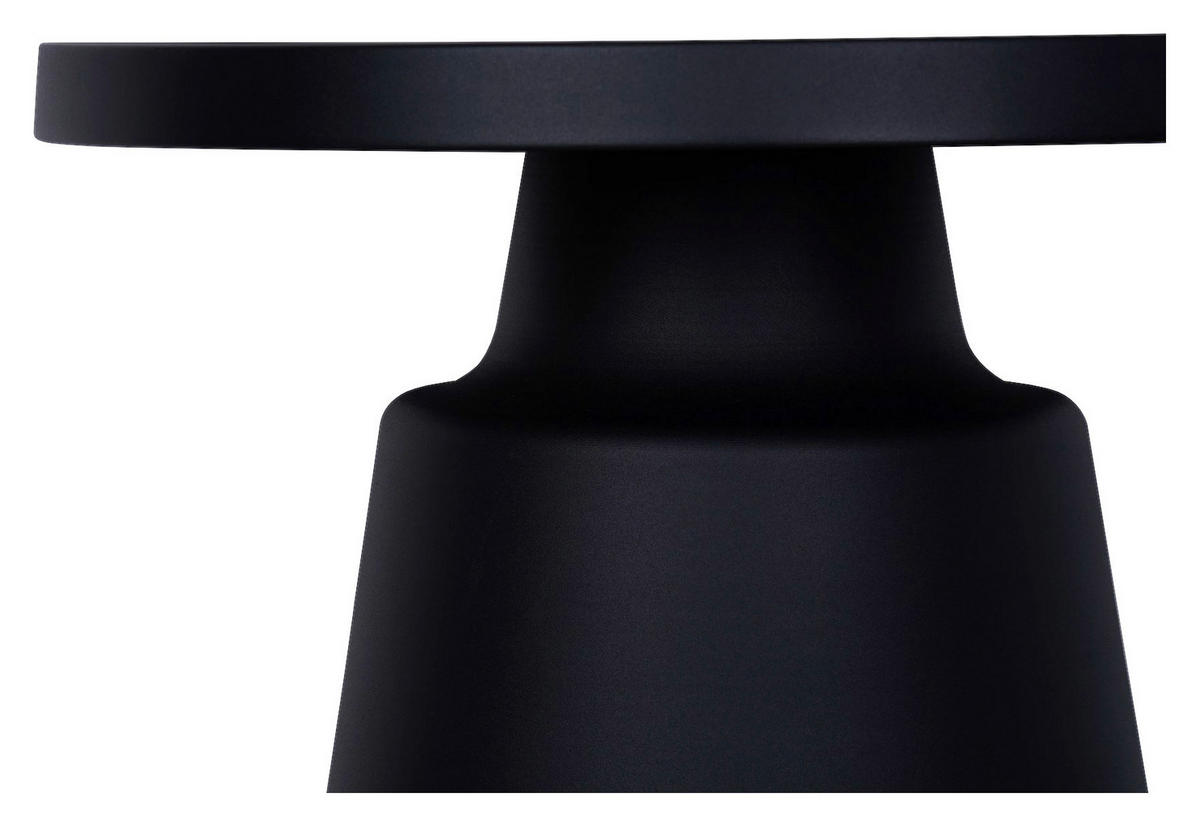 BEISTELLTISCH 49/49/45,5 cm Schwarz rund  - Schwarz, Design, Metall (49/49/45,5cm) - Xora