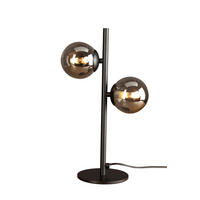 TISCHLEUCHTE Nero 14/40 cm   - Schwarz, Design, Glas/Metall (14/40cm)