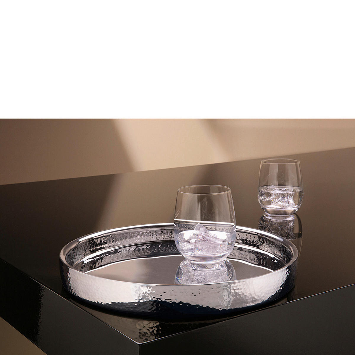 DEKOTABLETT - Silberfarben, Basics, Metall (30/4cm) - Fink