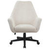 DREHSTUHL  in Cord Creme  - Creme/Schwarz, Modern, Kunststoff/Textil (66/137/68cm) - MID.YOU