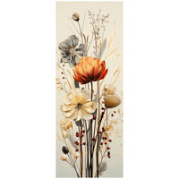 GLASBILD Pflanzen  - Multicolor, Natur, Glas (30/80/1,40cm) - Euroart