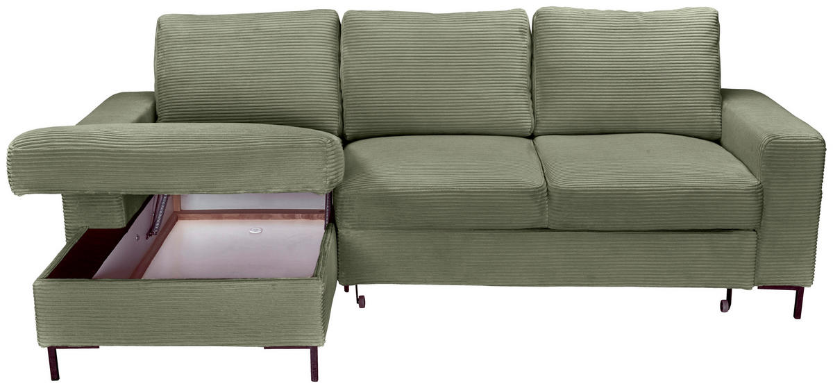 Freisteller von Carryhome ECKSOFA Olivgrün Cord.