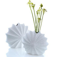 VASE 24 cm  - Weiß, Basics, Keramik (24cm)