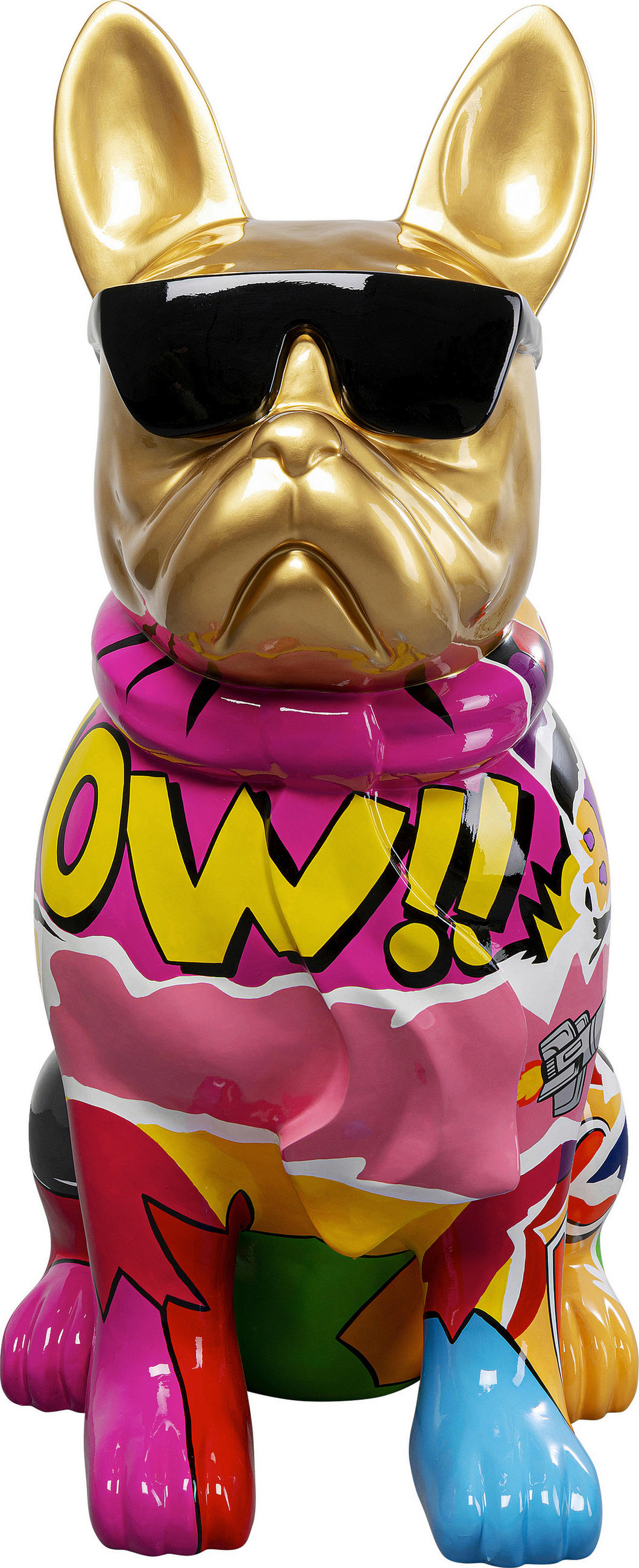 DEKOHUND - Blau/Pink, Design, Kunststoff (24/49/8cm) - Kare-Design