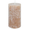 VALCOVÁ SVIEČKA - hnedá, Basics, prírodné materiály (6,8/12cm) - Ambia Home