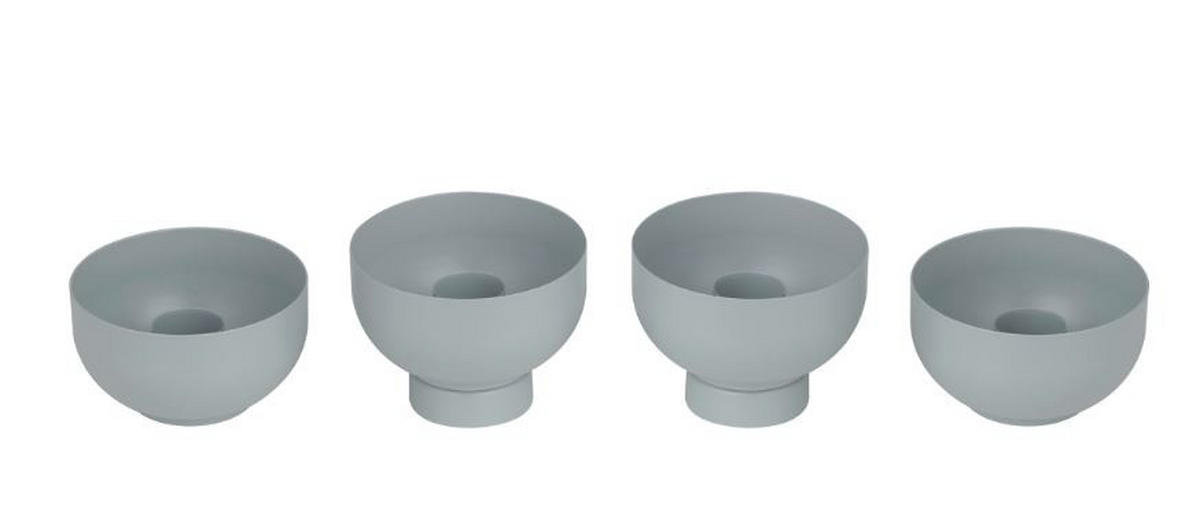 KERZENHALTER-SET - KONVENTIONELL, Metall (8/4,5cm) - Blomus