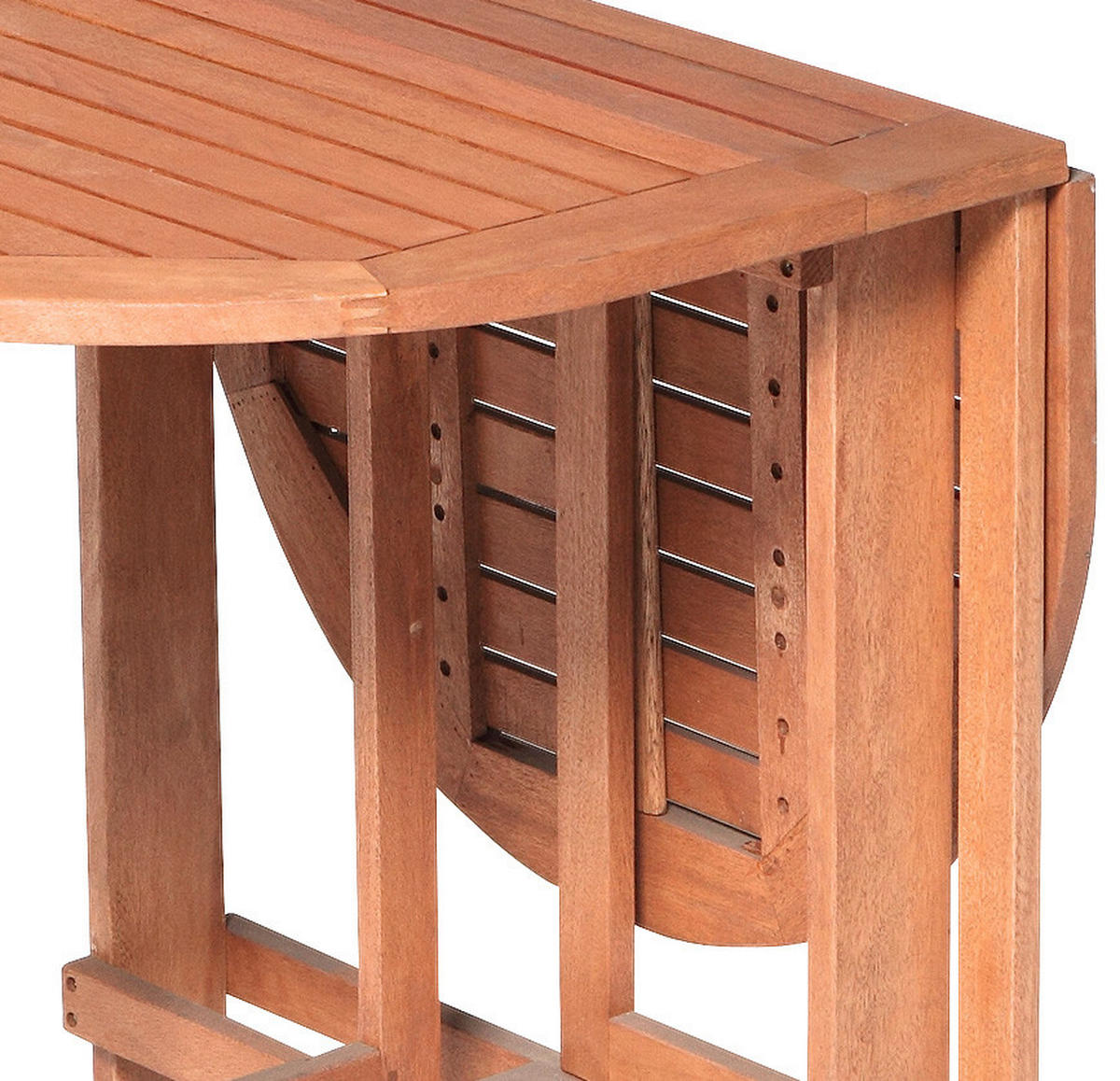 GARTENKLAPPTISCH Holz rechteckig  - Naturfarben, KONVENTIONELL, Holz (120/74/60cm) - Gardenson