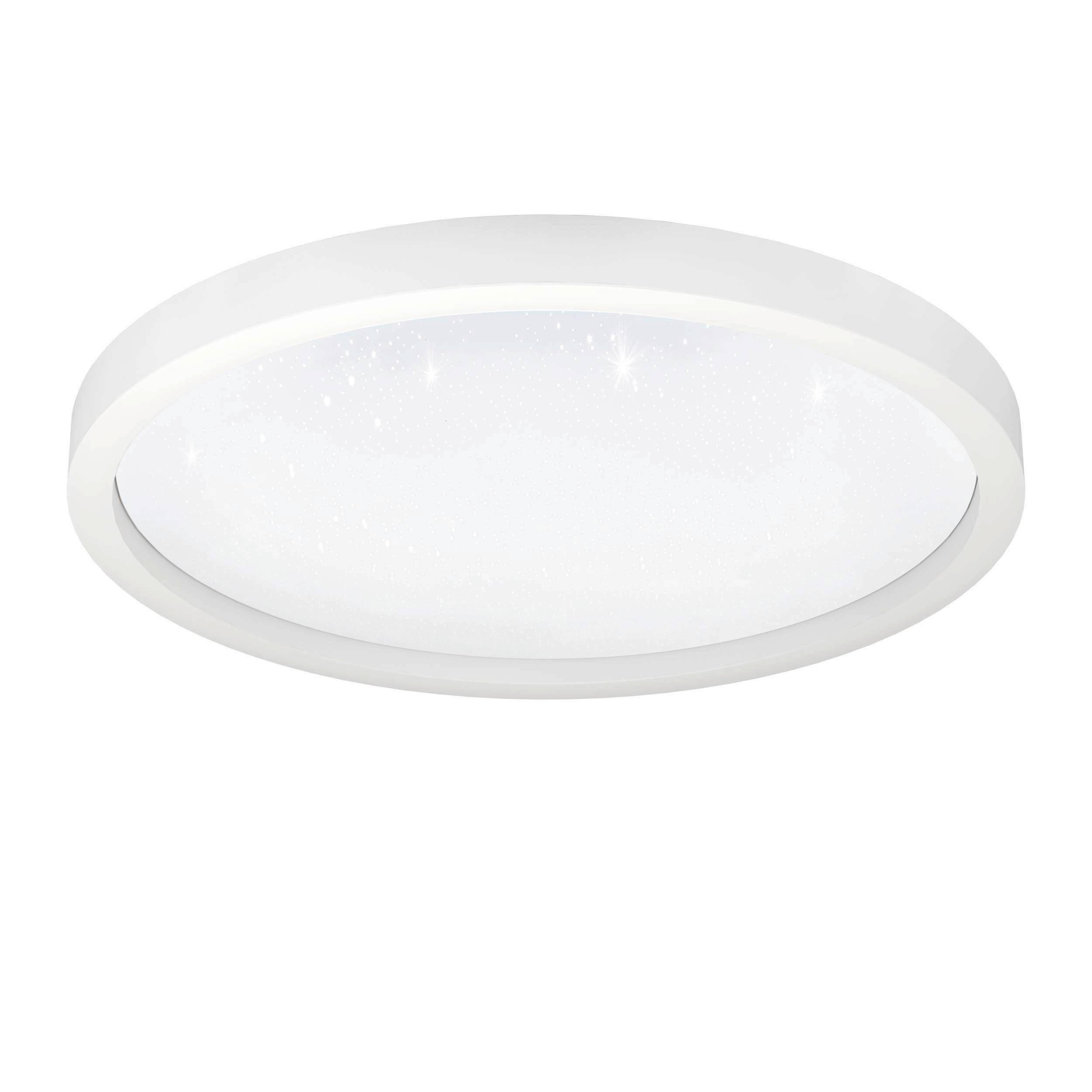 DECKENLEUCHTE Montemorelos-Z 57/7 cm   - Weiß, Design, Kunststoff/Metall (57/7cm) - Eglo