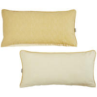 KISSENHÜLLEN-SET 40/80 cm  - Gelb, Basics, Textil (40/80cm) - Bio:Vio