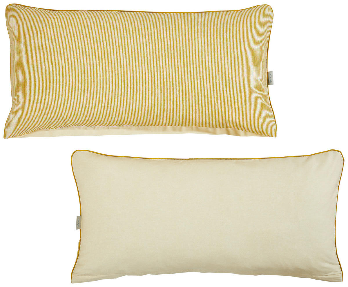 KISSENHÜLLEN-SET 40/80 cm  - Gelb, Basics, Textil (40/80cm) - Bio:Vio