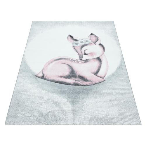 OTROŠKA PREPROGA Bambi 120/170 cm tkano roza - roza, Trend, tekstil (120/170cm) - Ben'n'jen