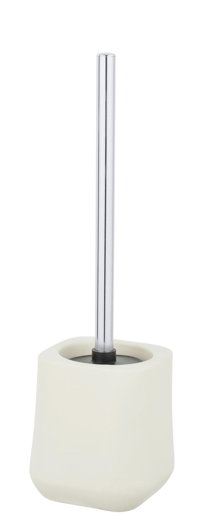 WC-BÜRSTENGARNITUR - Ecru/Chromfarben, KONVENTIONELL, Keramik/Kunststoff (11/38,5/11cm) - Schöner Wohnen