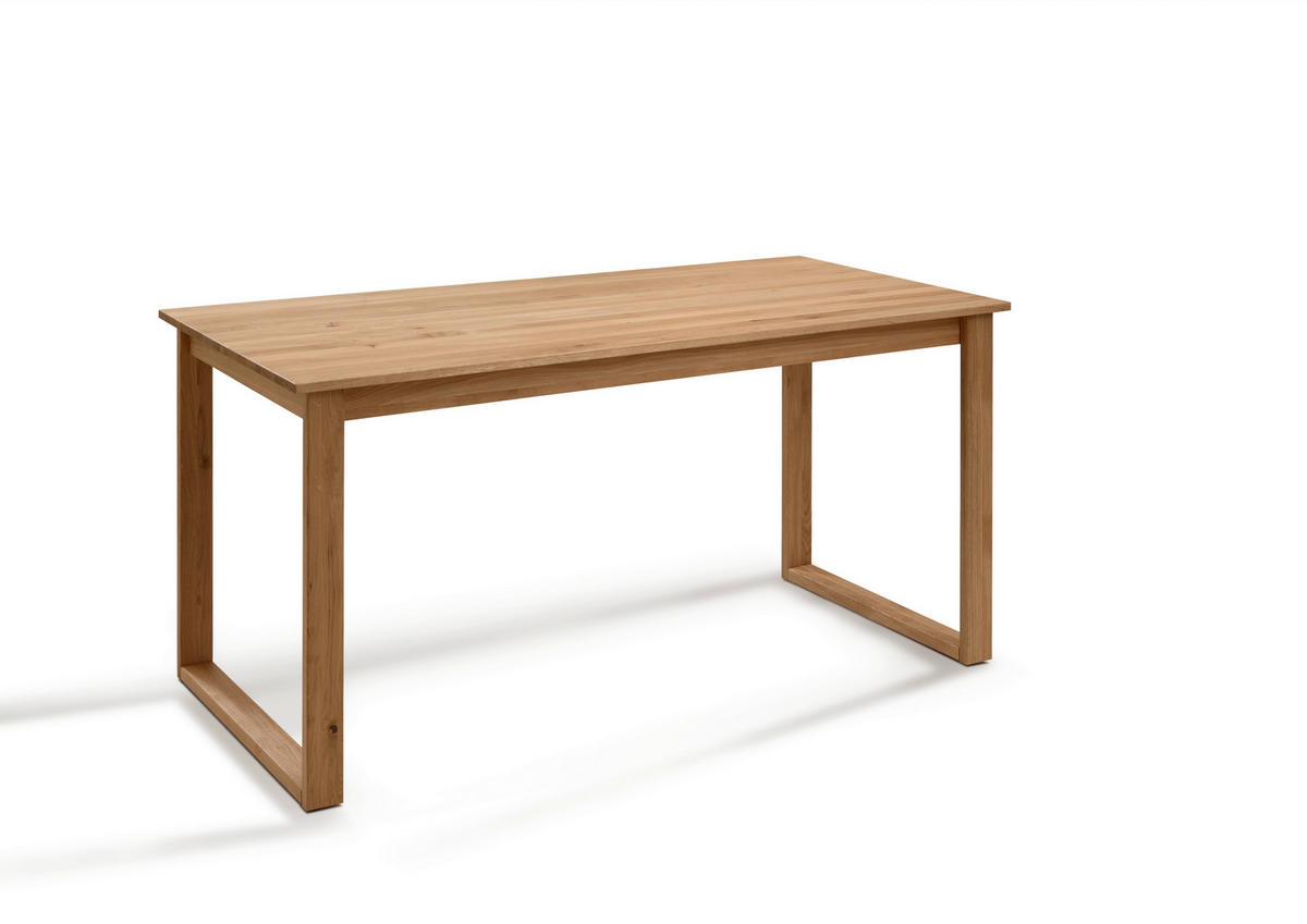 SCHREIBTISCH 160/80/76 cm, Eichefarben,  - Eichefarben, KONVENTIONELL, Holz (160/80/76cm) - Linea Natura