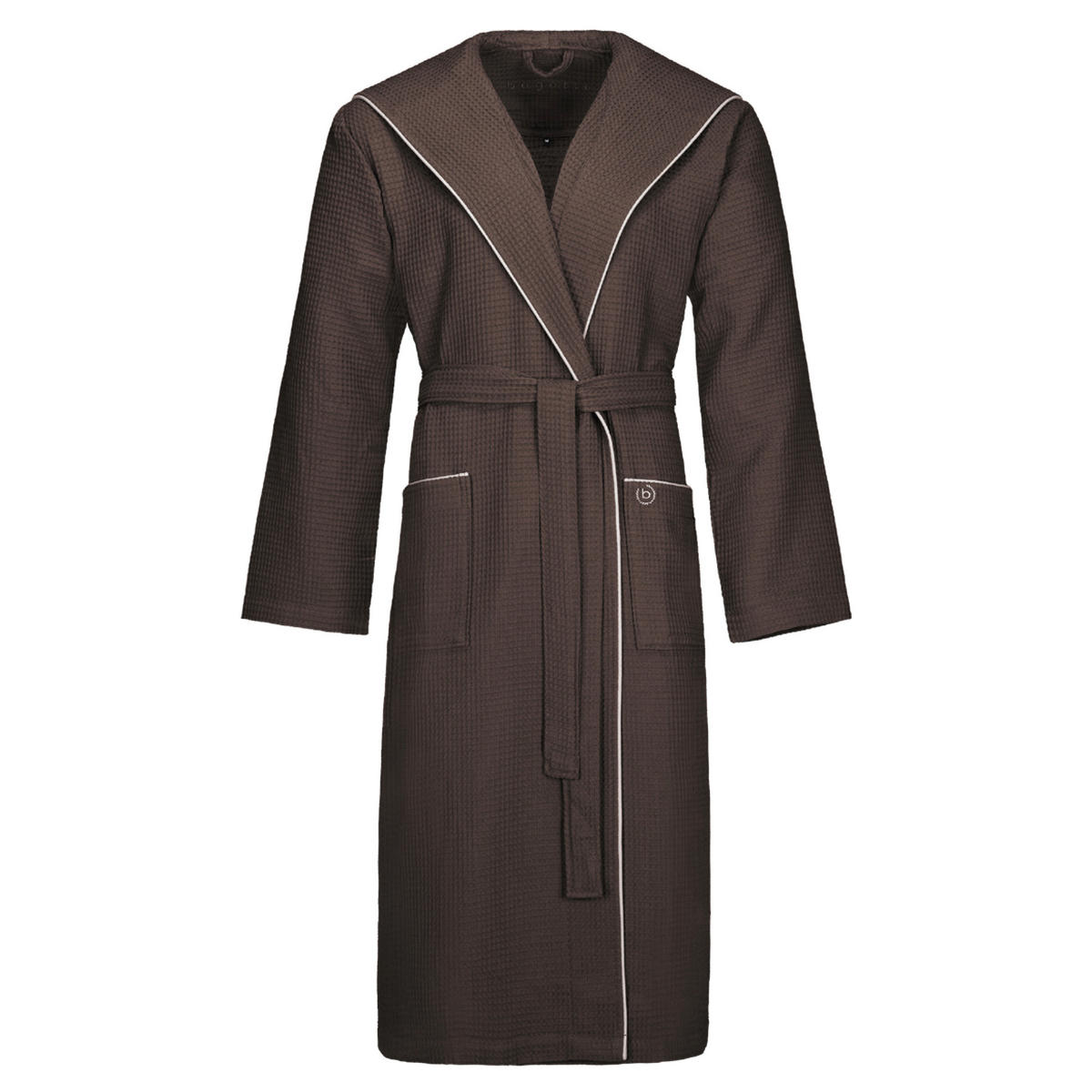 BADEMANTEL Tizian M Herren  - Braun, Basics, Textil (Mnull) - Vossen