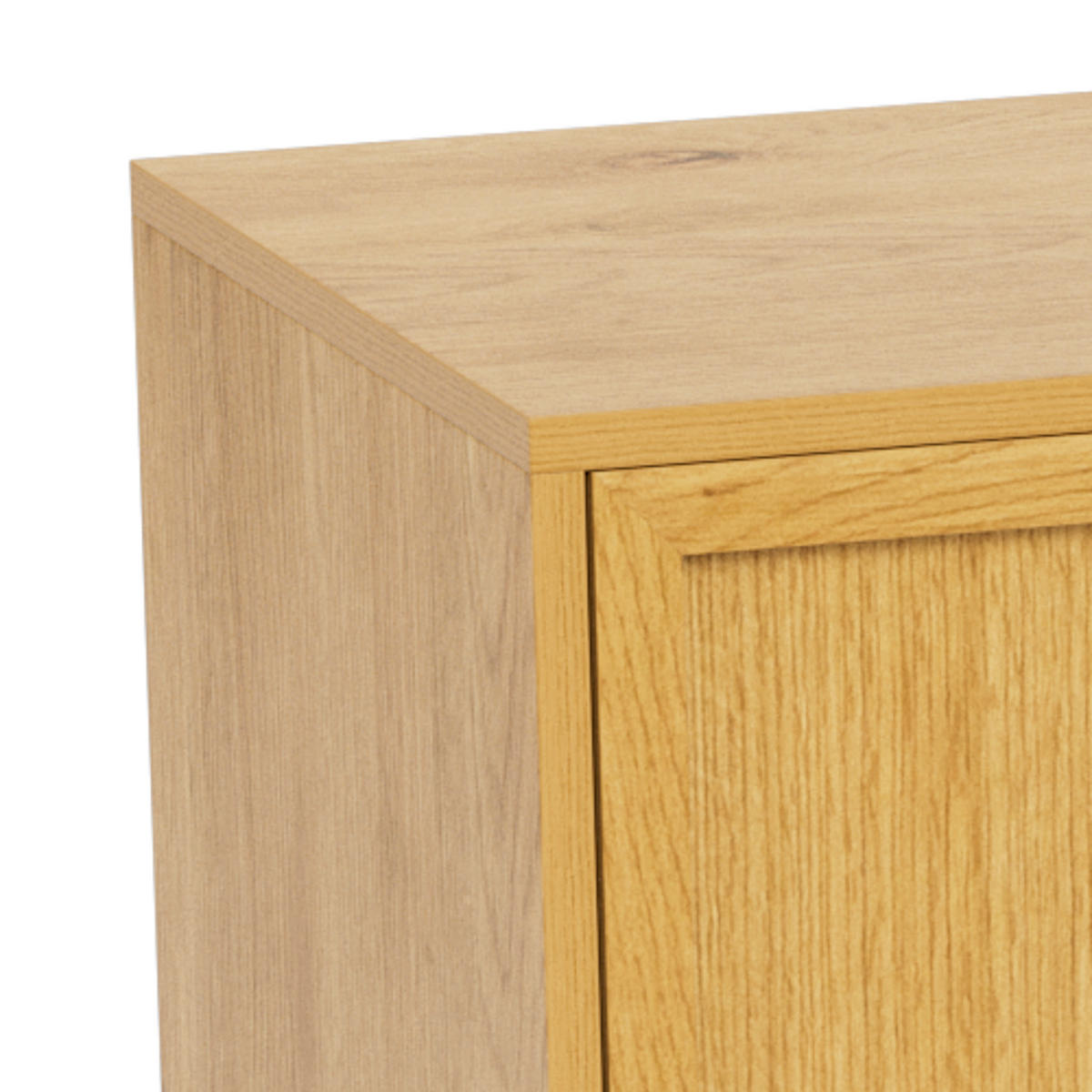 ANRICHTE PALMDALE, 158/80/40 cm,  - Wildeiche/Schwarz, Design, Holzwerkstoff/Metall (158/80/40cm) - MID.YOU