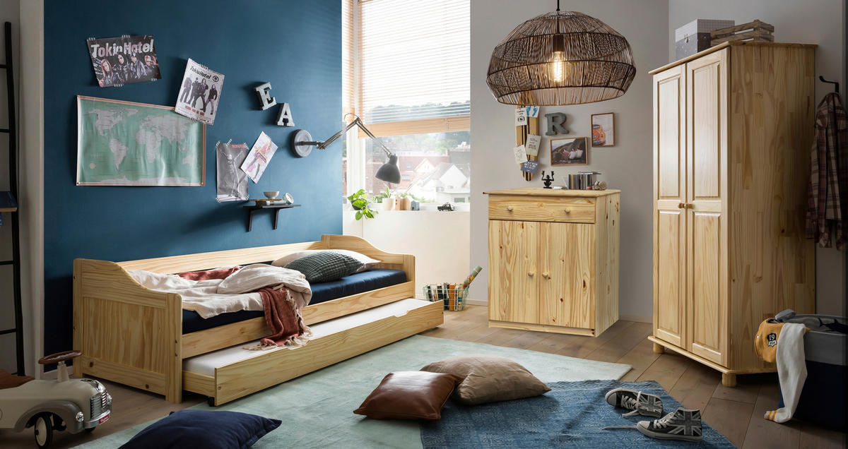 KOMMODE  in 91/107/43 cm  - Naturfarben, Natur, Holz (91/107/43cm) - Livetastic