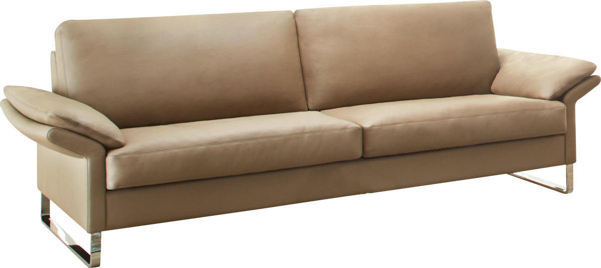 2,5-SITZER CLASSICS 960 Fango  - Fango, KONVENTIONELL, Leder/Metall (226/81/92cm) - Erpo