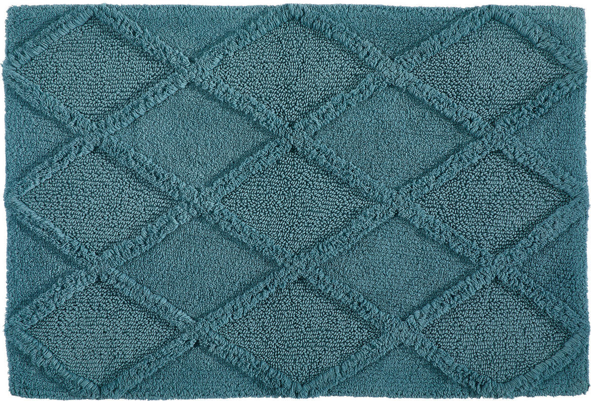 BADEMATTE Türkis 60/90 cm  - Türkis, Textil (60/90cm) - Esposa