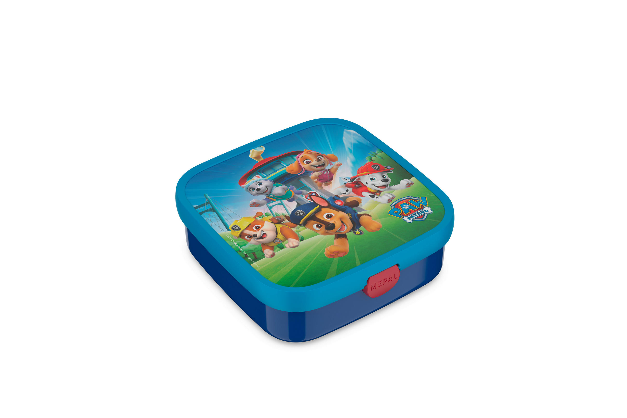 BROTBOX - Blau/Multicolor, KONVENTIONELL, Kunststoff (18,4/18,2/6,5cm) - Mepal