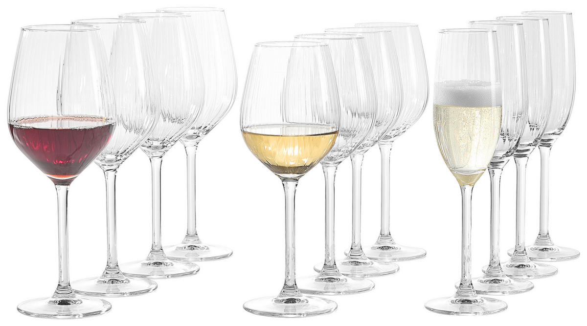 GLÄSERSET Leona 12-teilig  - Klar, KONVENTIONELL, Glas (50/19/24cm) - Ritzenhoff Breker