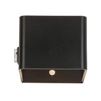 NÁSTĚNNÉ SVÍTIDLO NA BATERIE, 10,1/10,28/8,05 cm - černá, Basics, kov/plast (10,1/10,28/8,05cm) - Novel