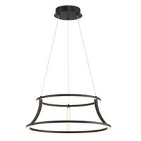 LED-HÄNGELEUCHTE 51/35/35 cm    - Schwarz, Design, Kunststoff/Metall (51/35/35cm) - Elstead Lighting
